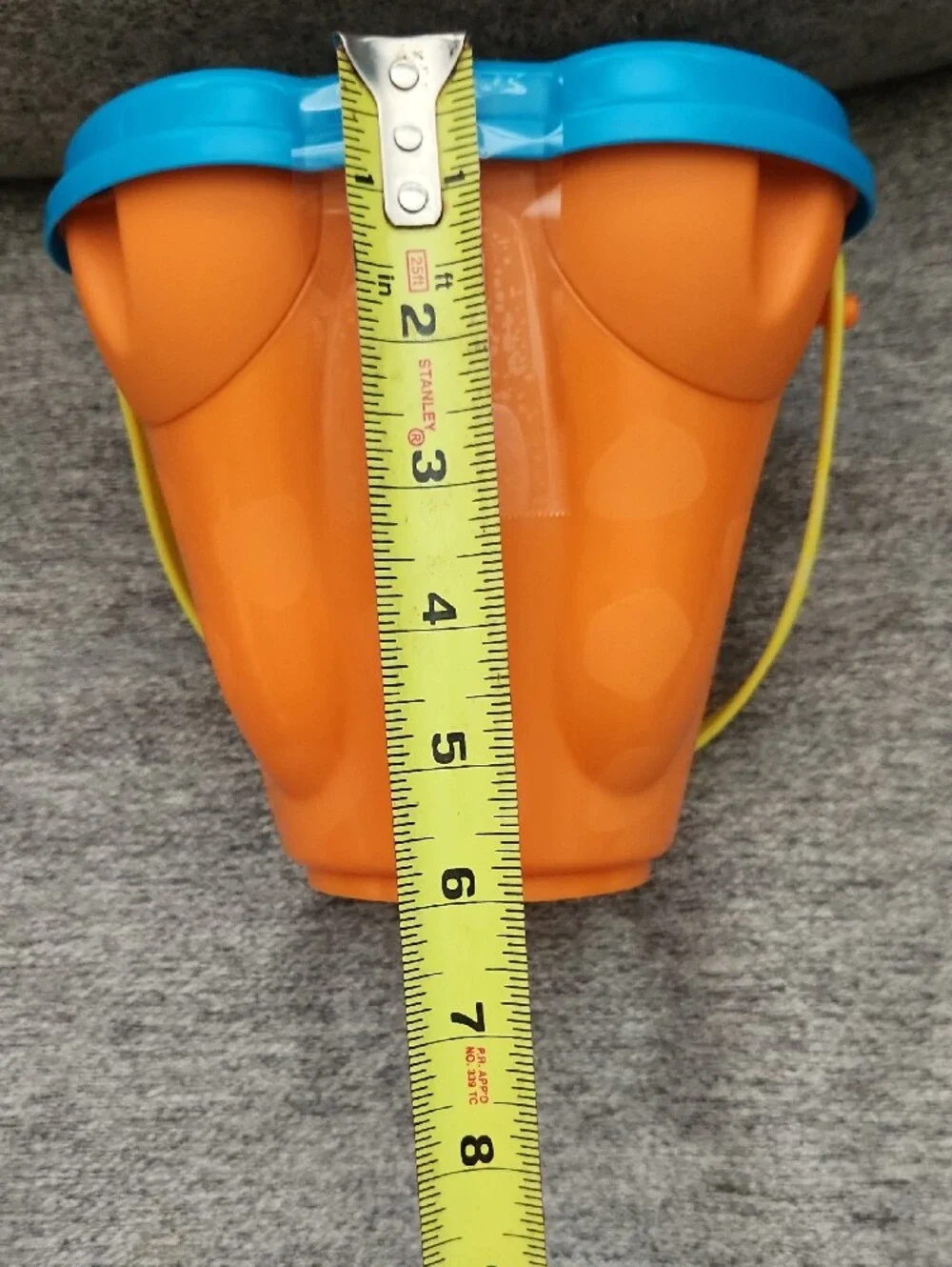 Blue & Orange Shape Sorter Bucket - Kids Toys